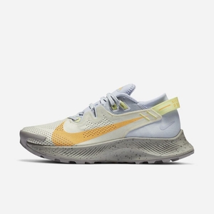 Chaussure De Trail Nike Pegasus Trail 2 Platine 3928-671 Pure Platinum/Fossil/Limelight/Laser Orange Femme | WHY-51437446